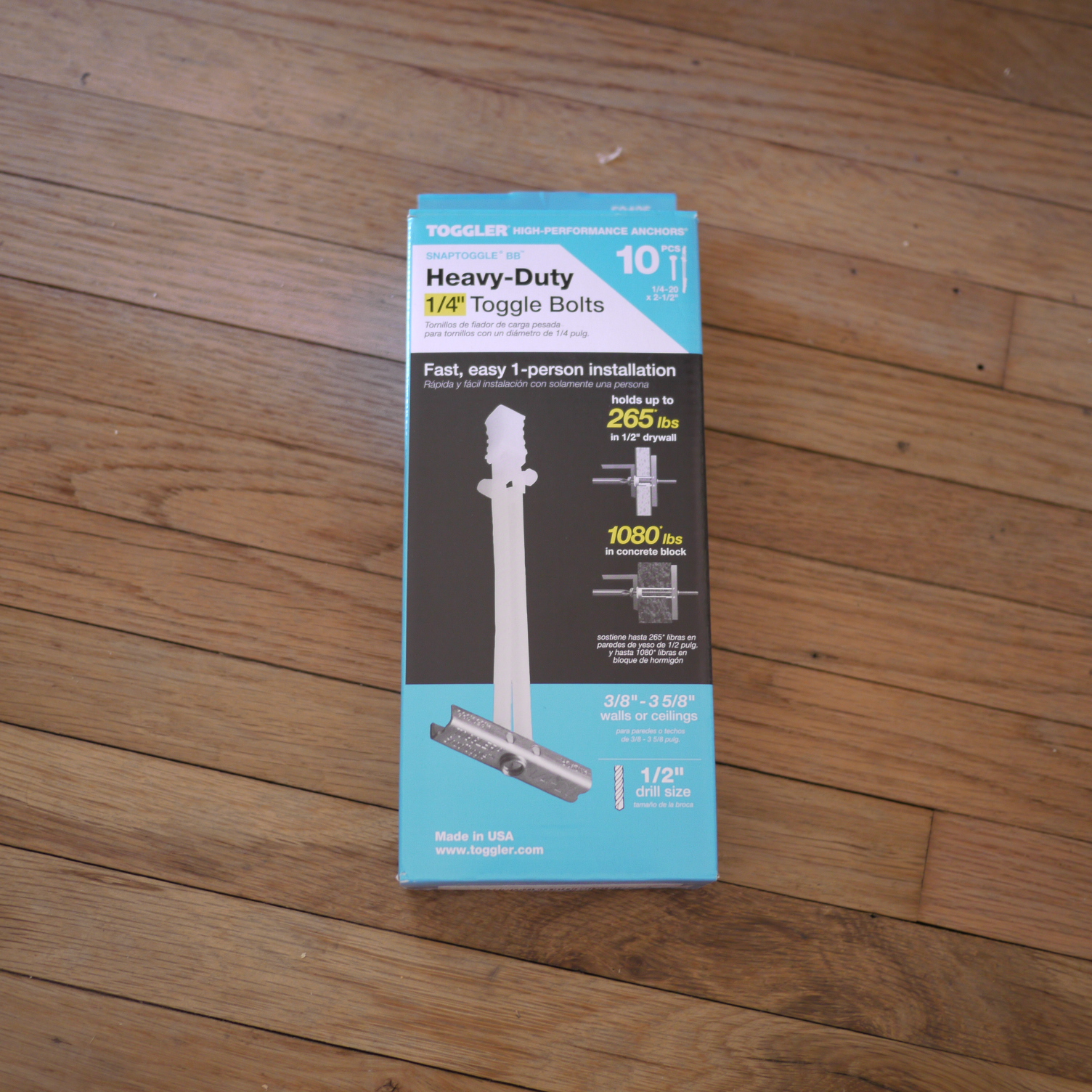 1 4 Toggle Bolts K b
